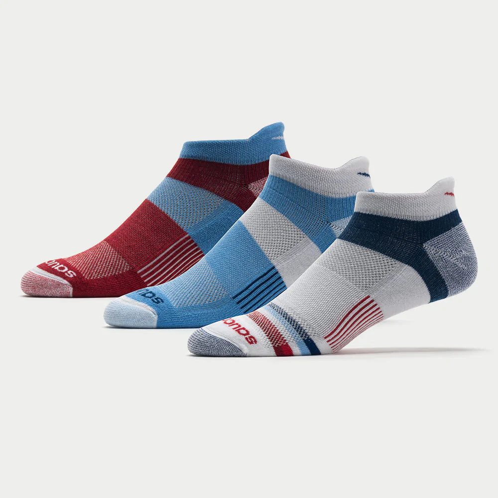 Saucony women's 3 top pack inferno tab socks